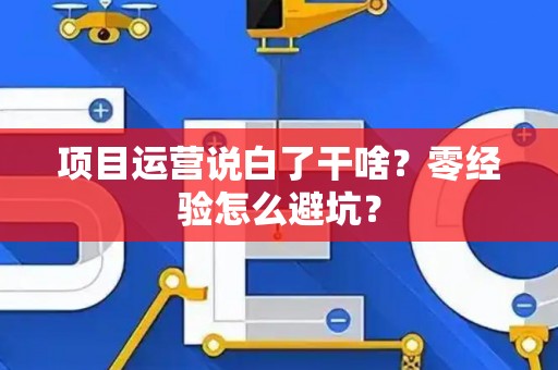 项目运营说白了干啥？零经验怎么避坑？